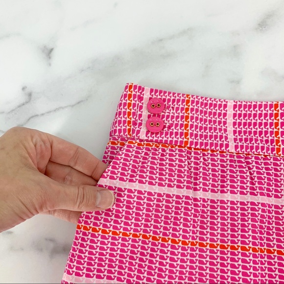 VINEYARD VINES Skirt Whale Stripe Rhododendron NWT - Picture 4 of 16